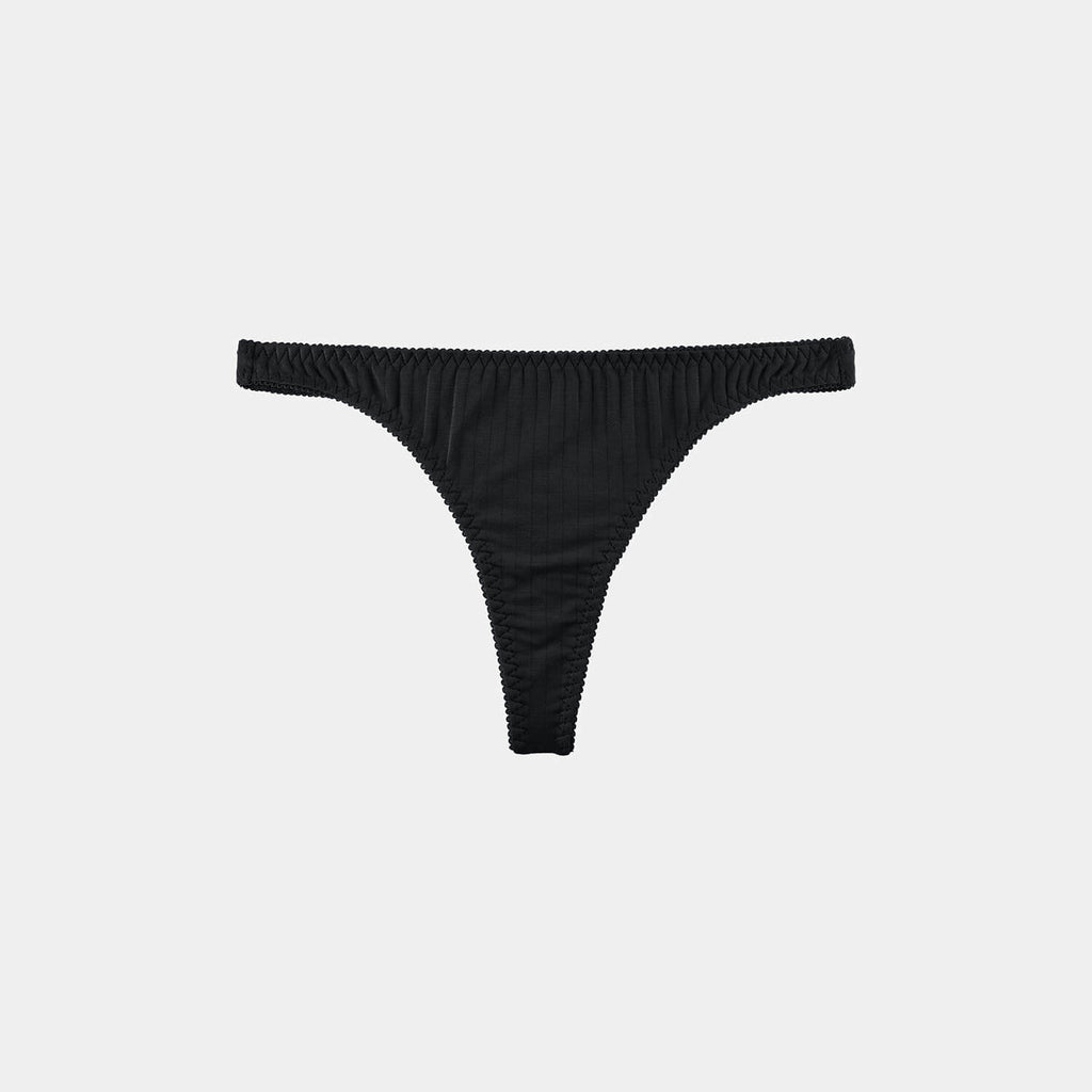 Womens Thongs (color - Black)