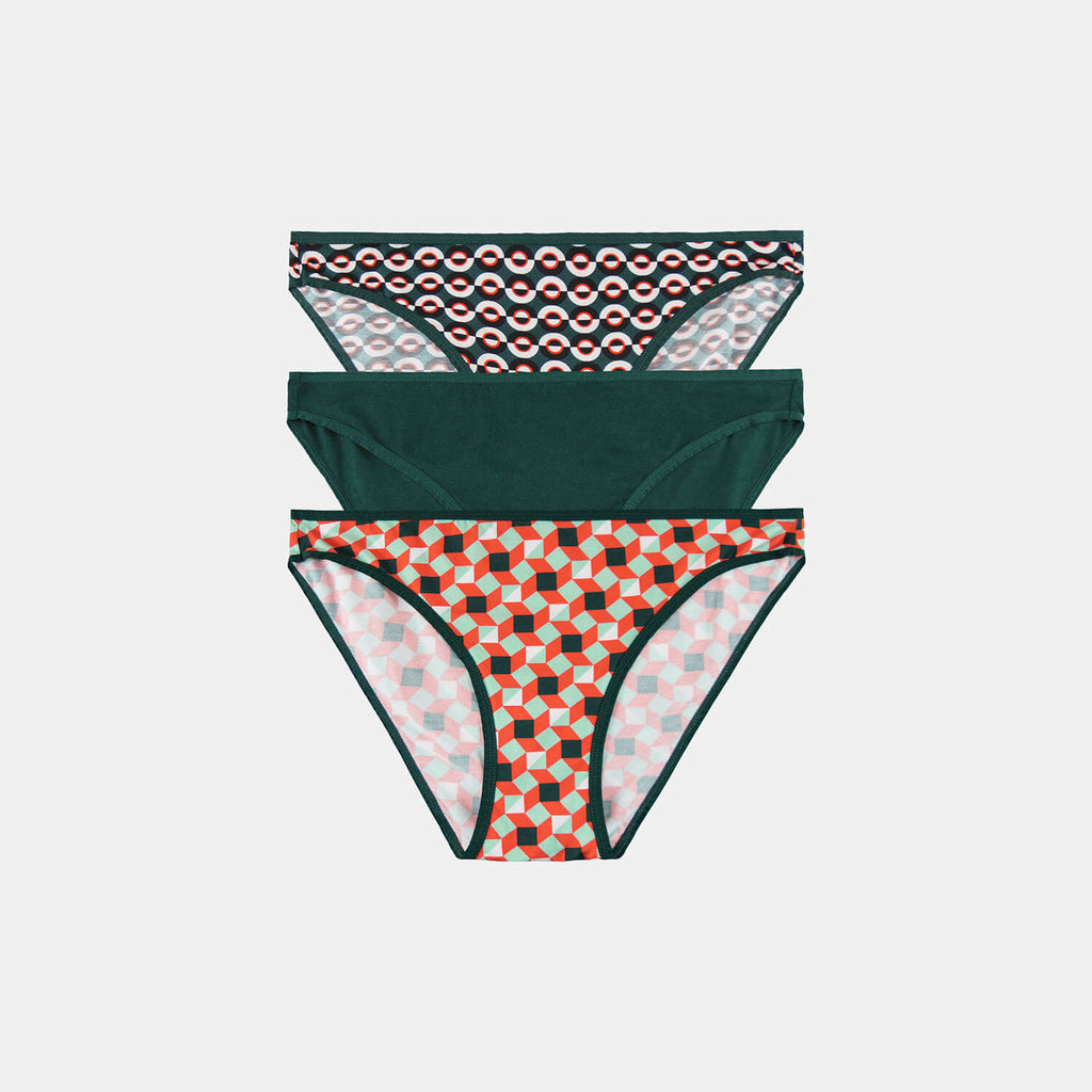 Knickers 3 Pack (color - Graphic Geos Collection)