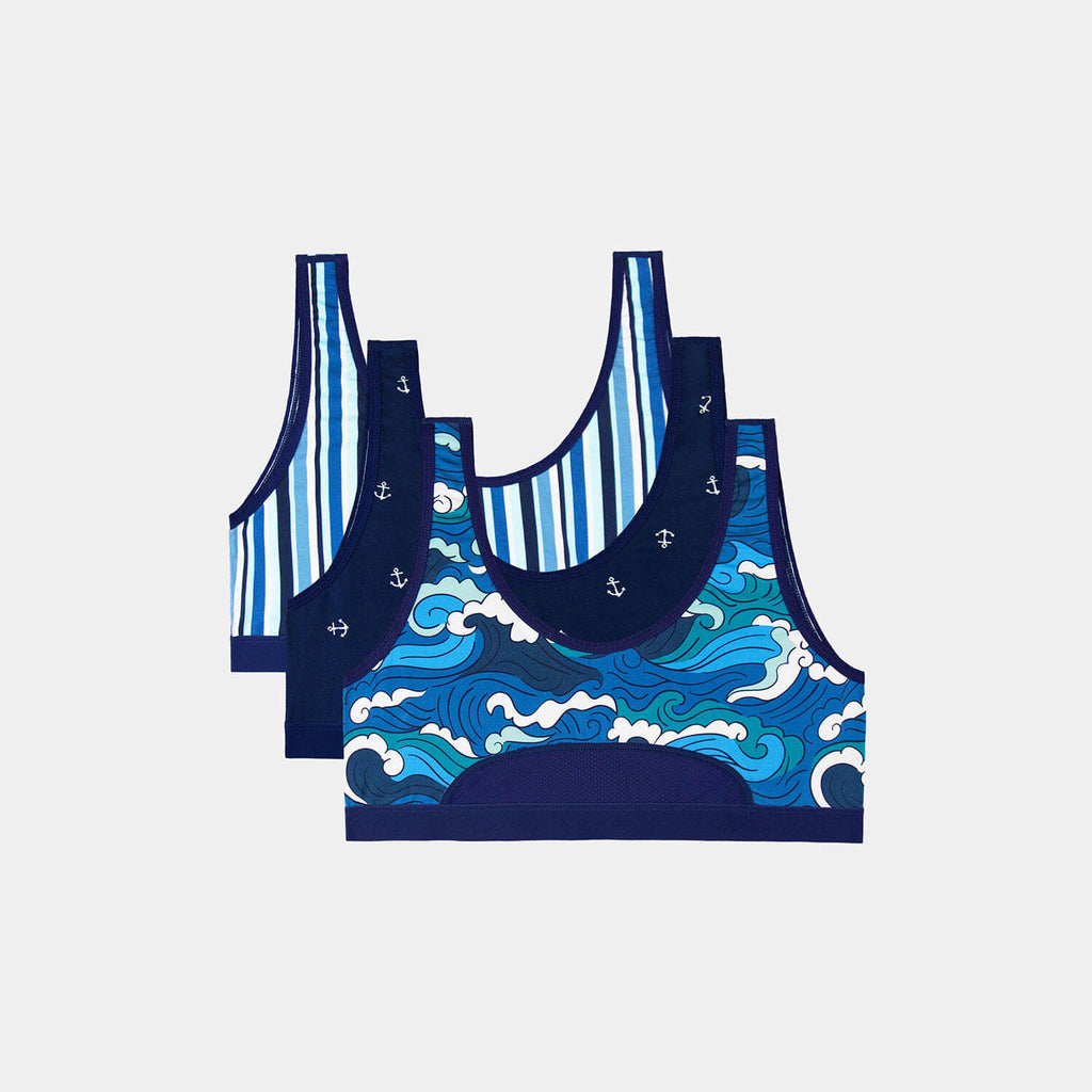 Soft Bras 3 Pack (color - Smooth Sailing Collection)