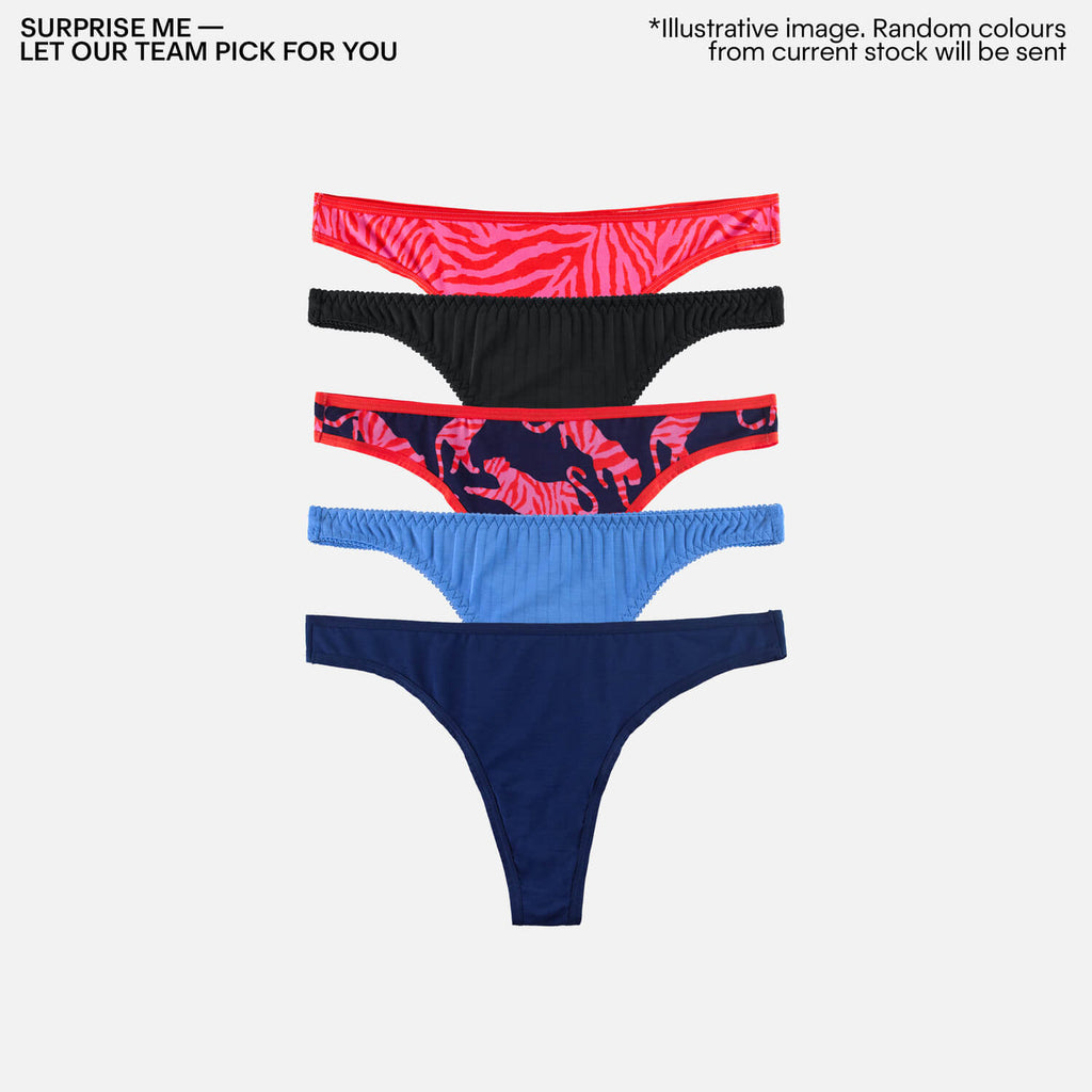 Thongs 5 Pack - RRP £47.50
