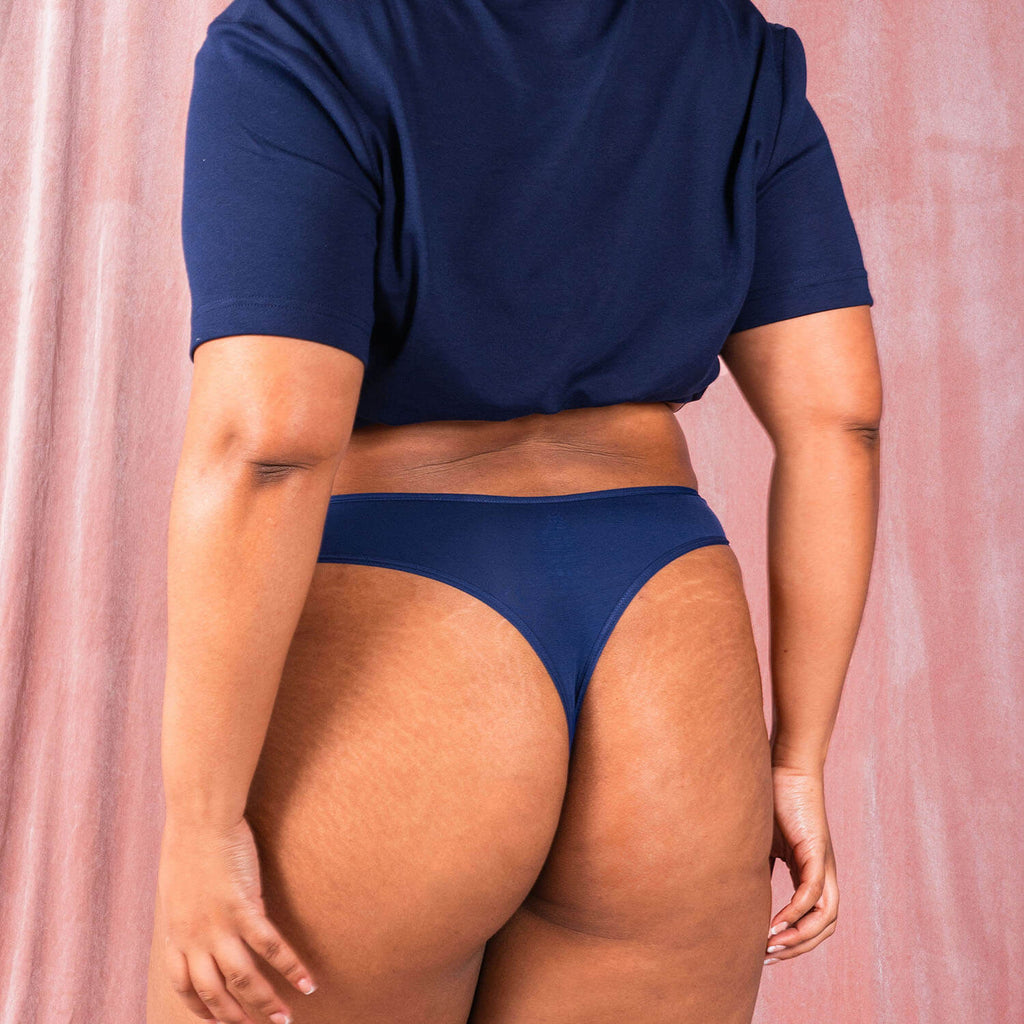 Womens Thongs (color - Wild Navy)