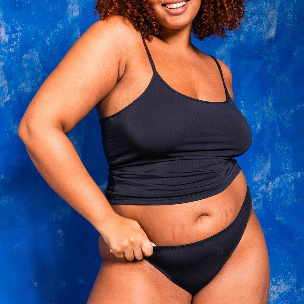 Womens Thongs  (color - Black)