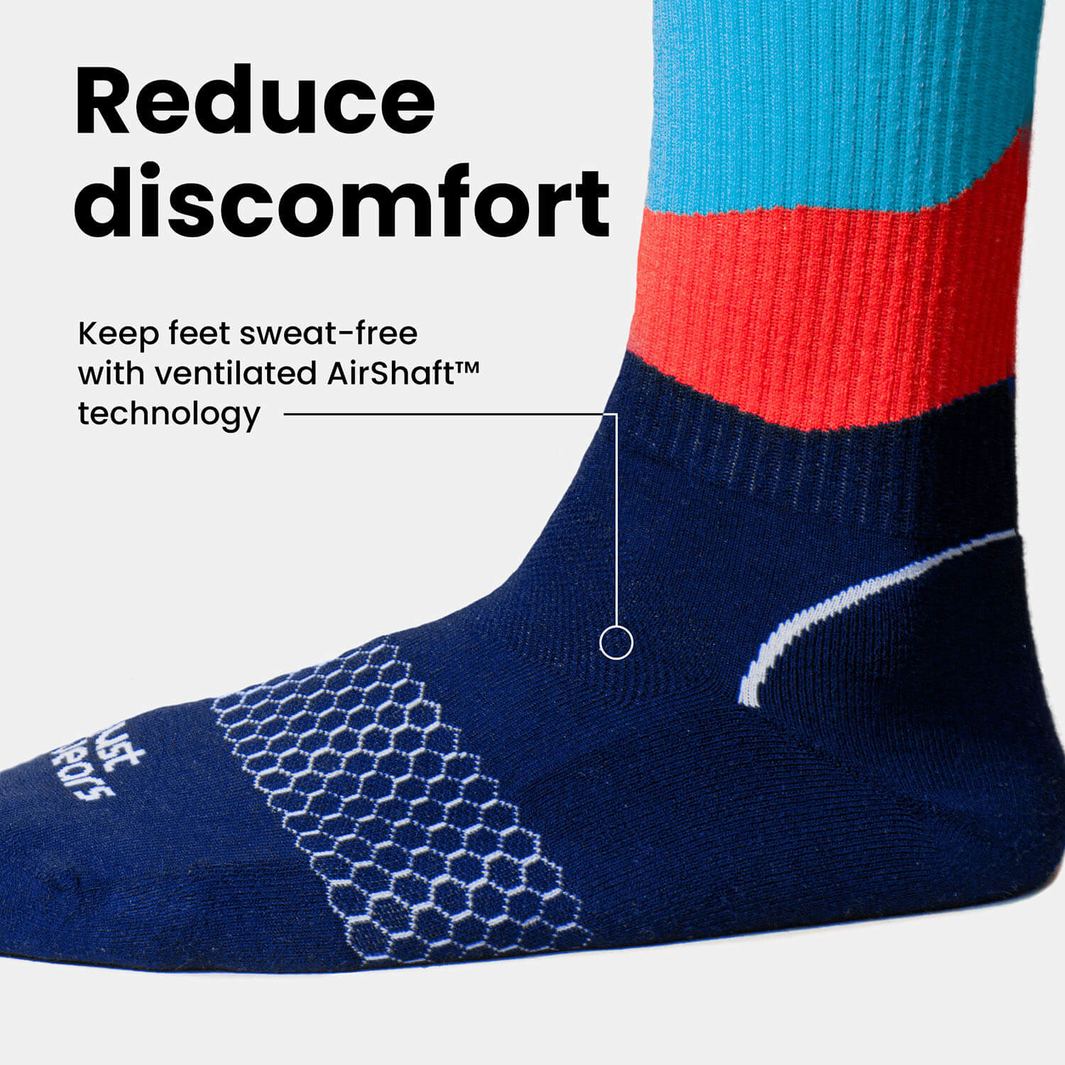 Performance Sports Socks (color - Blue Multi)