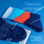 Performance Sports Socks (color - Blue Multi)