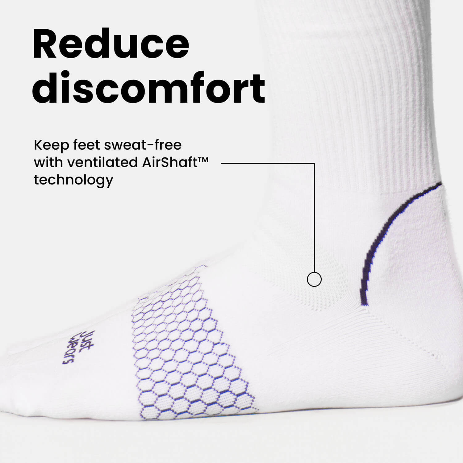 Performance Sports Socks (color - White)