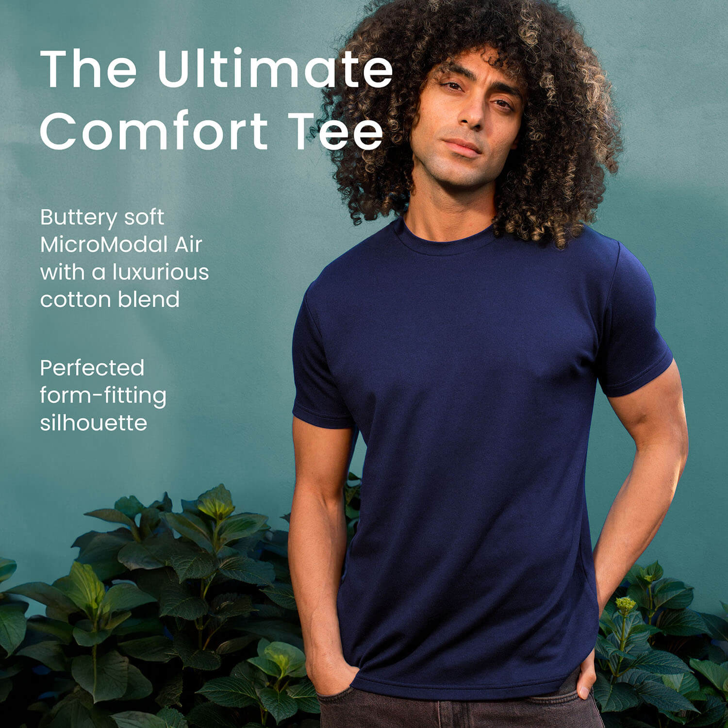 The Ultimate Comfort Tee (color - Navy)
