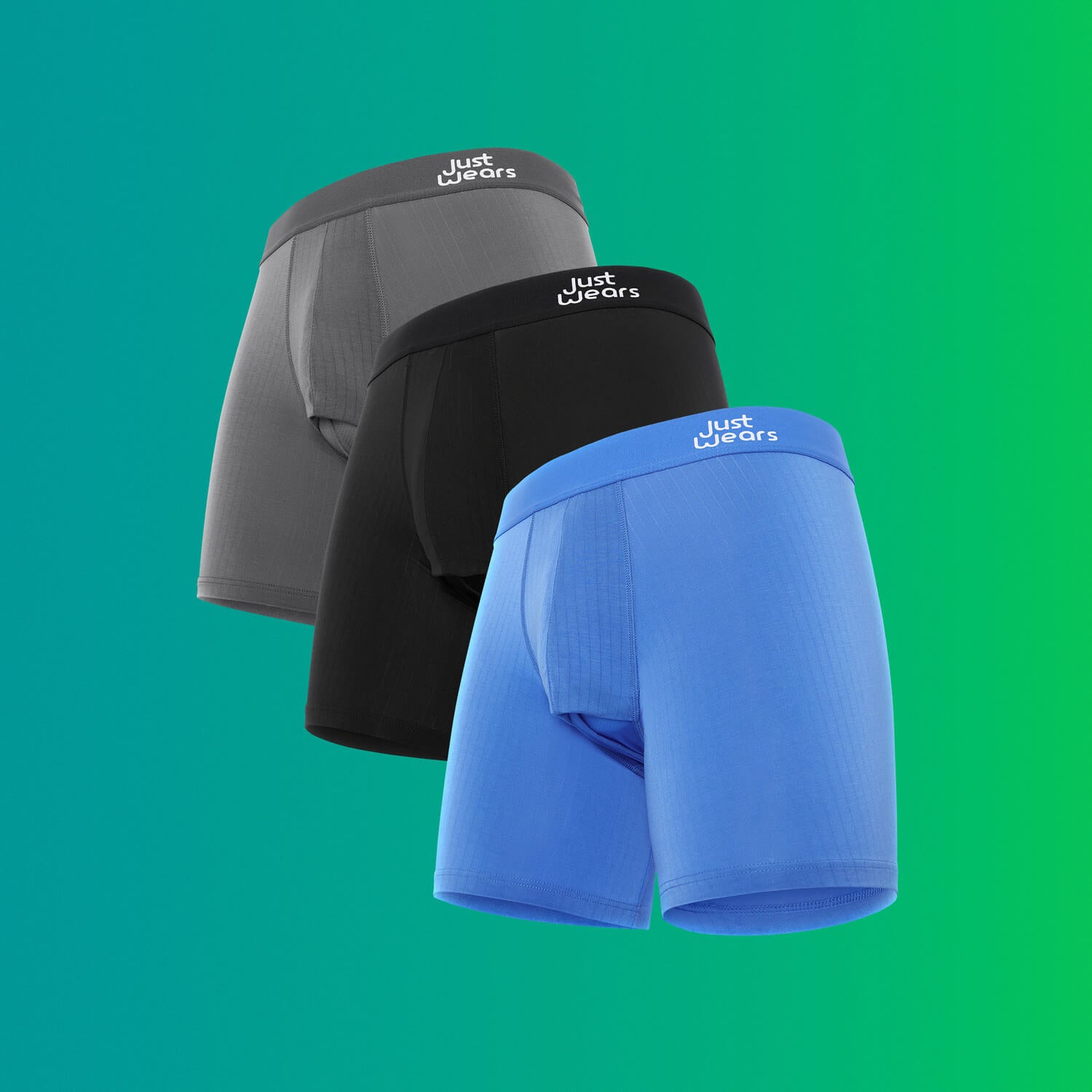 just wears trunks