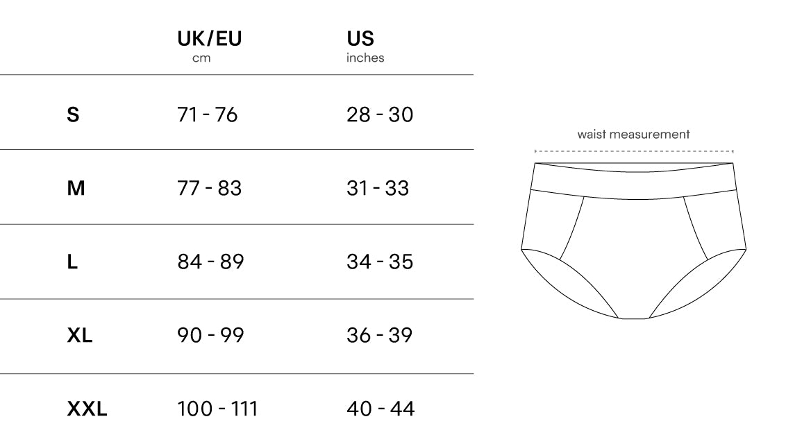Product Size Guide - Desktop