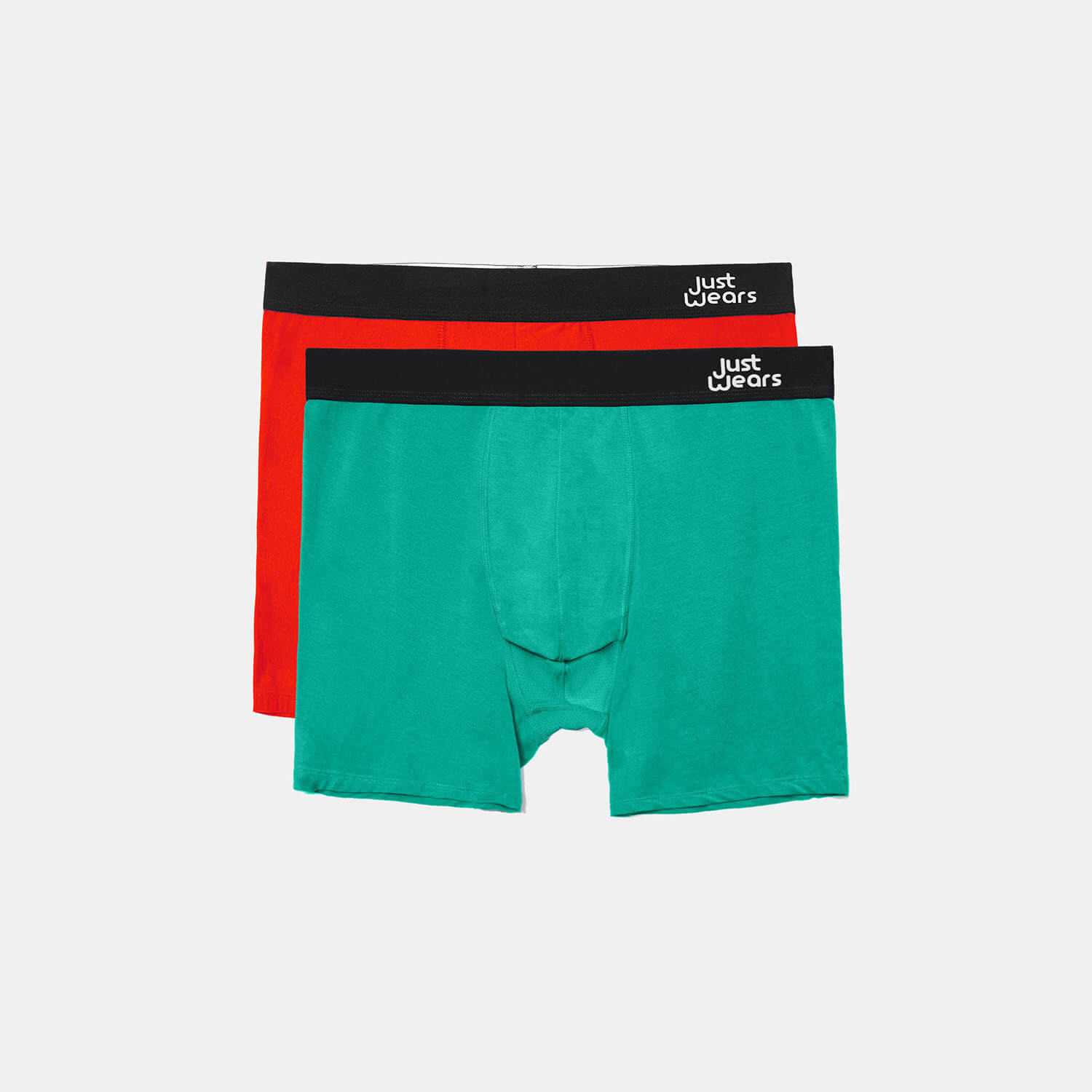 Boxer Briefs Duo Pack (color - Green & Red)