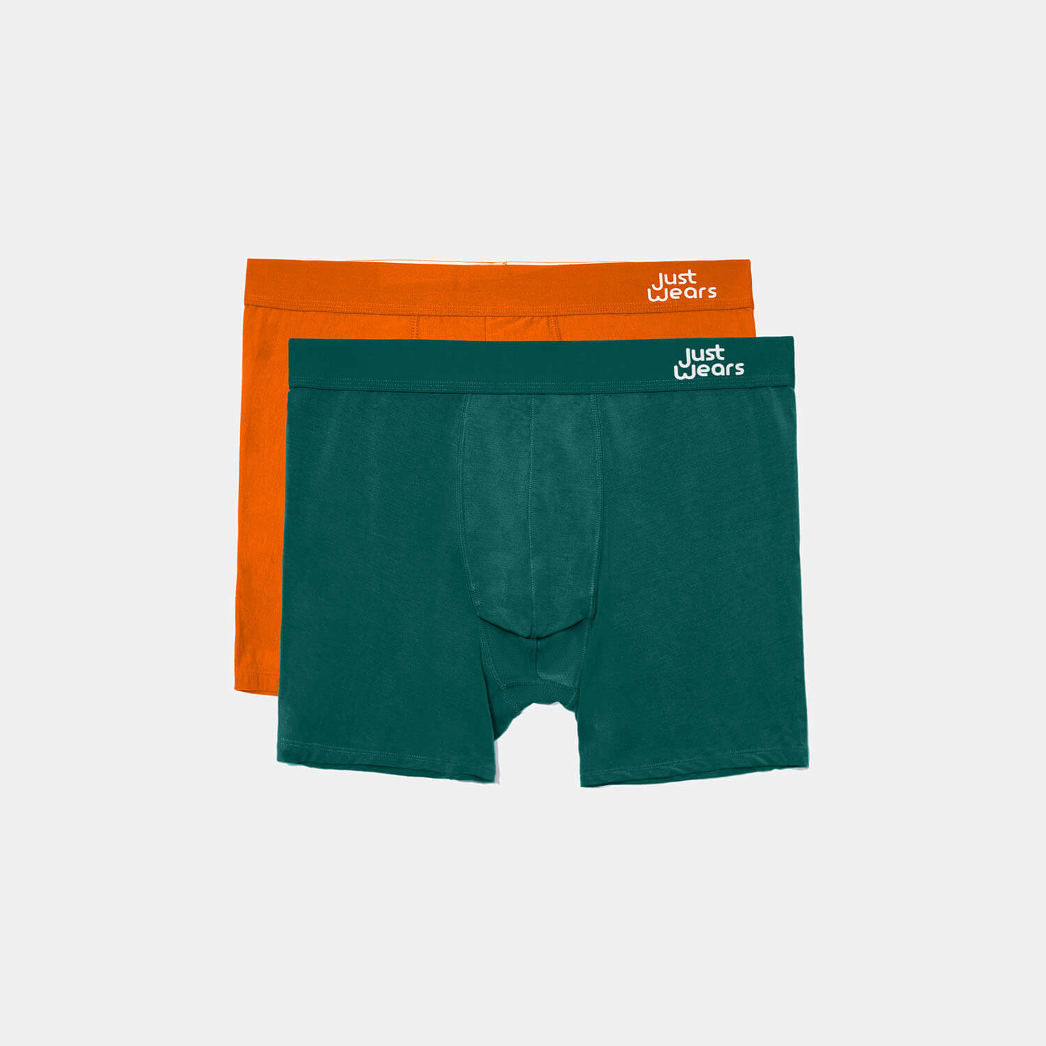 Boxer Briefs Duo Pack (color - Orange & Green)