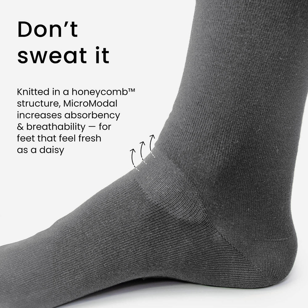 MicroModal Socks (color - Dark, Cobalt & Charcoal)