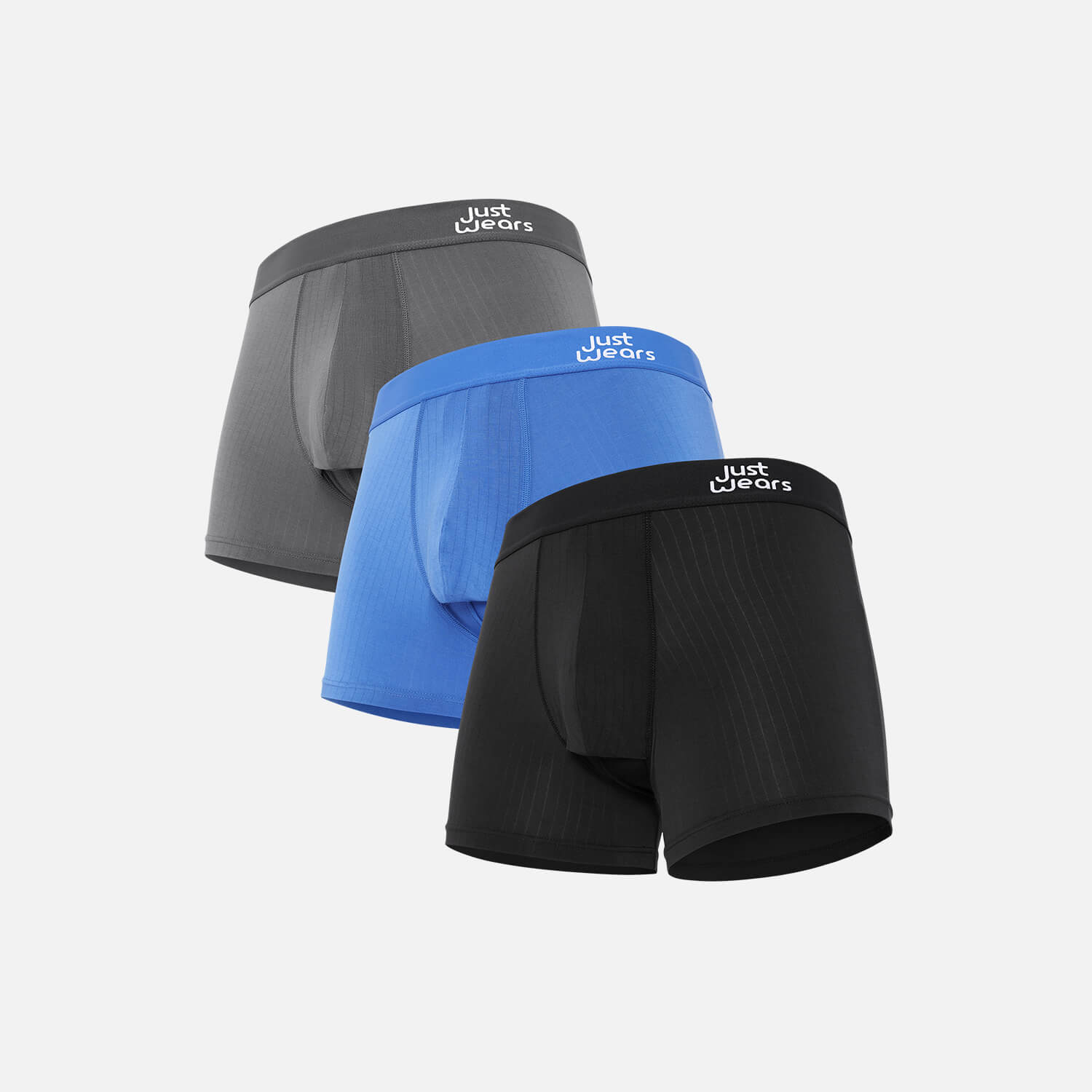 JustWears Trunks Active 3 Pack
