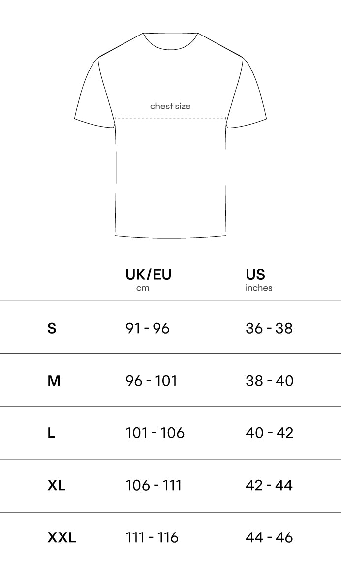 Product Size Guide - Mobile