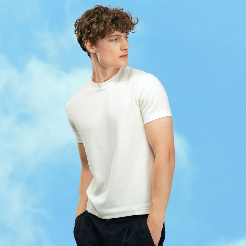 The Ultimate Comfort Tee (color - Off White)