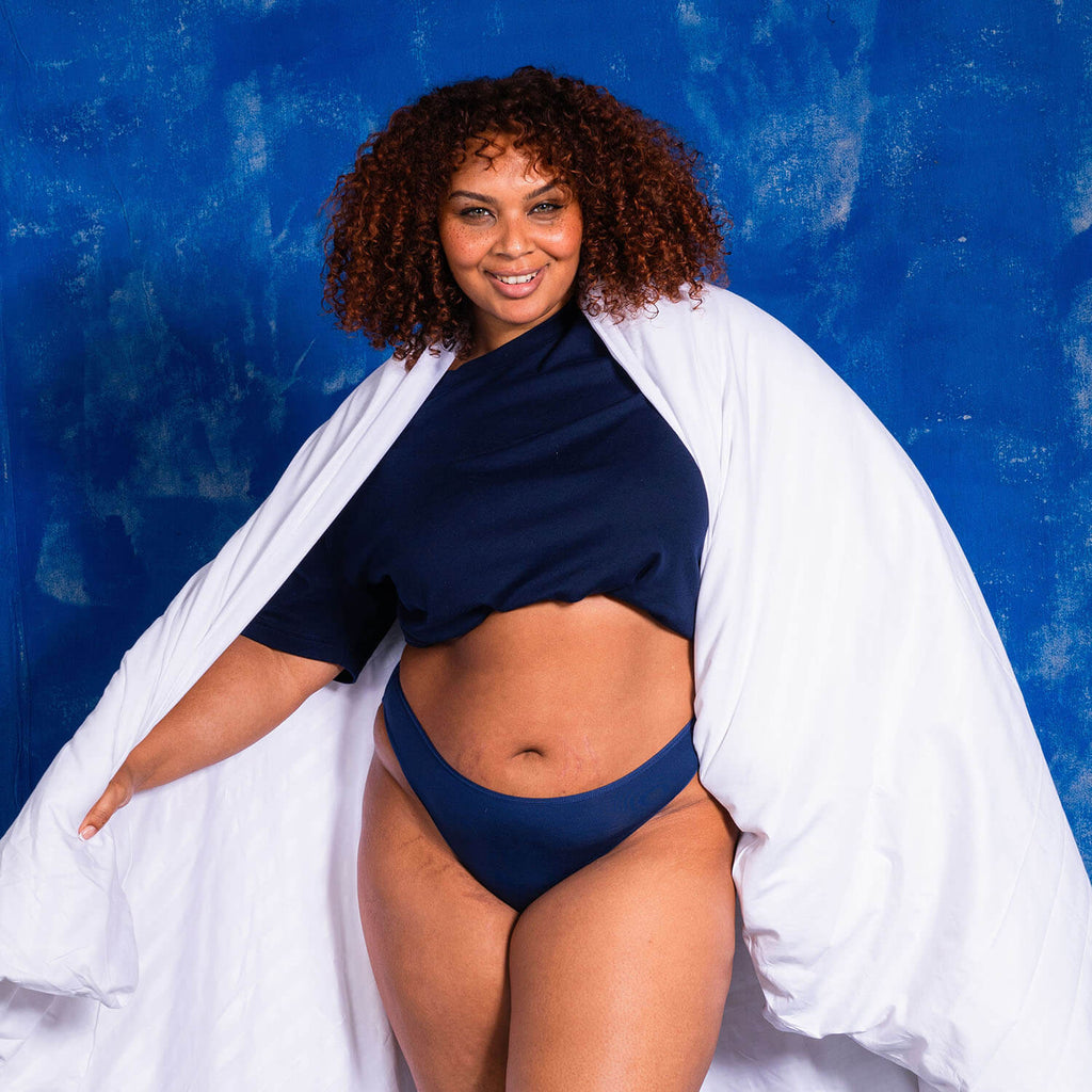 Womens Thongs  (color - Wild Navy)