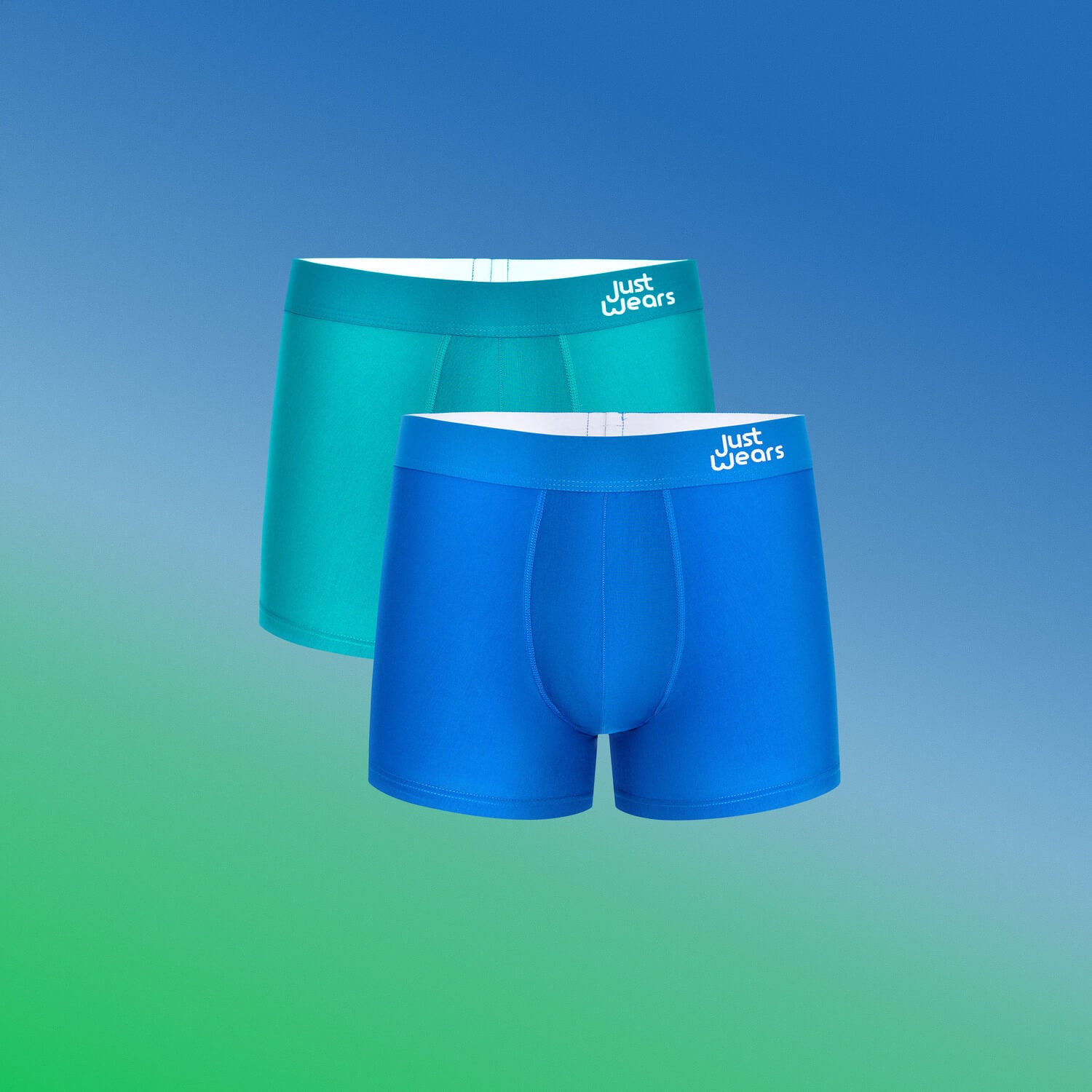 just wears trunks