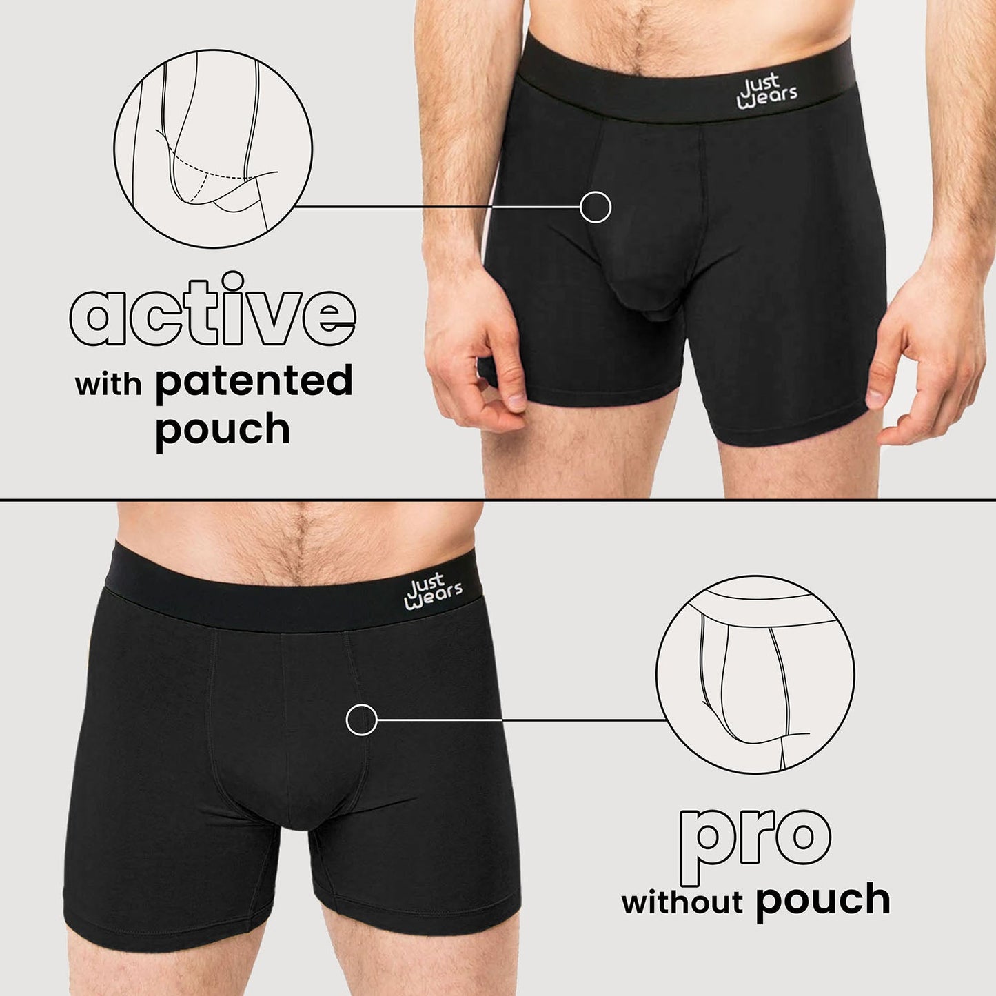 Boxer Briefs Duo Pack Europe (color - All Black)